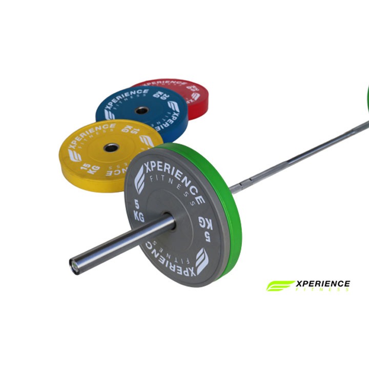 BUMPER PLOČE U BOJI EXPERIENCE FITNESS 2 x 5 KG SIVA BUMPER PLOČE U BOJI EXPERIENCE FITNESS 2 x 5 KG SIVA