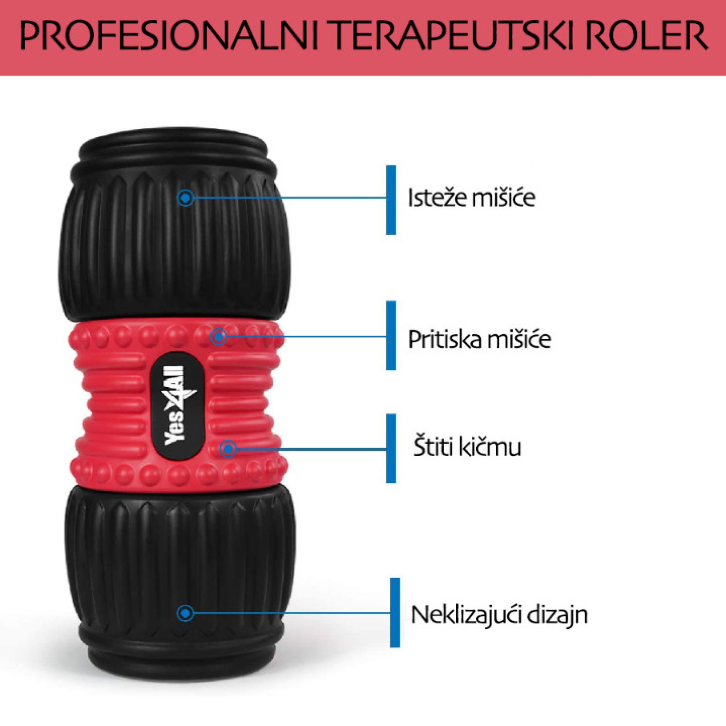 Roleri za masažu - Online prodaja fitnes opreme