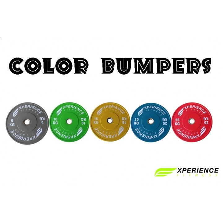 BUMPER PLOČE U BOJI EXPERIENCE FITNESS 2 x 20 KG PLAVA BUMPER PLOČE U BOJI EXPERIENCE FITNESS 2 x 20 KG PLAVA
