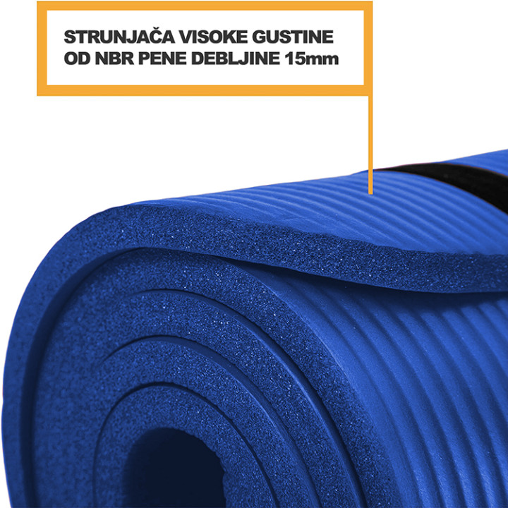 STRUNJAČA ZA VEŽBANJE SA ALUMINIJUMSKIM PRSTENOVIMA (PLAVA) STRUNJAČA ZA VEŽBANJE SA ALUMINIJUMSKIM PRSTENOVIMA (PLAVA)