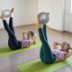 MINI PILATES LOPTA 20-23 CM SIVA