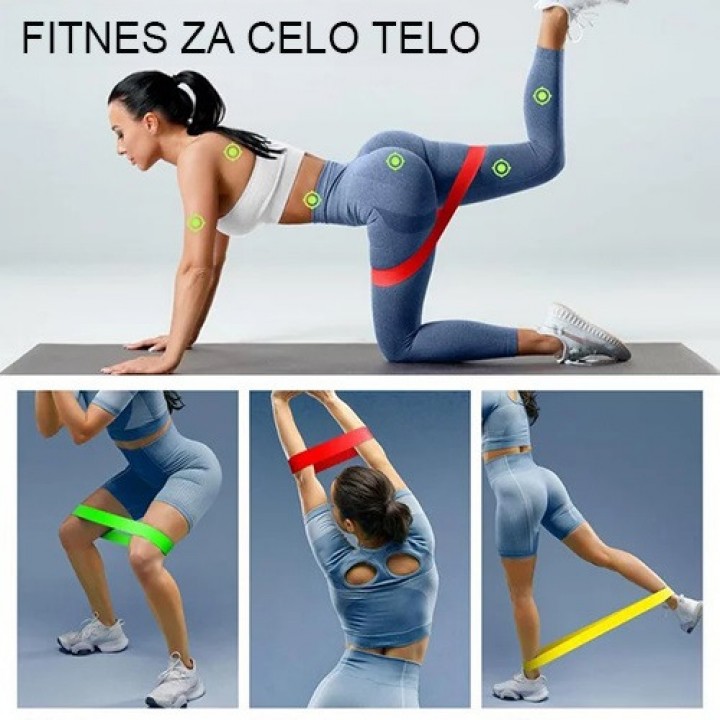 MINI ELASTIČNA TRAKA ZA VEŽBANJE - HEAVY MINI ELASTIČNA TRAKA ZA VEŽBANJE - HEAVY