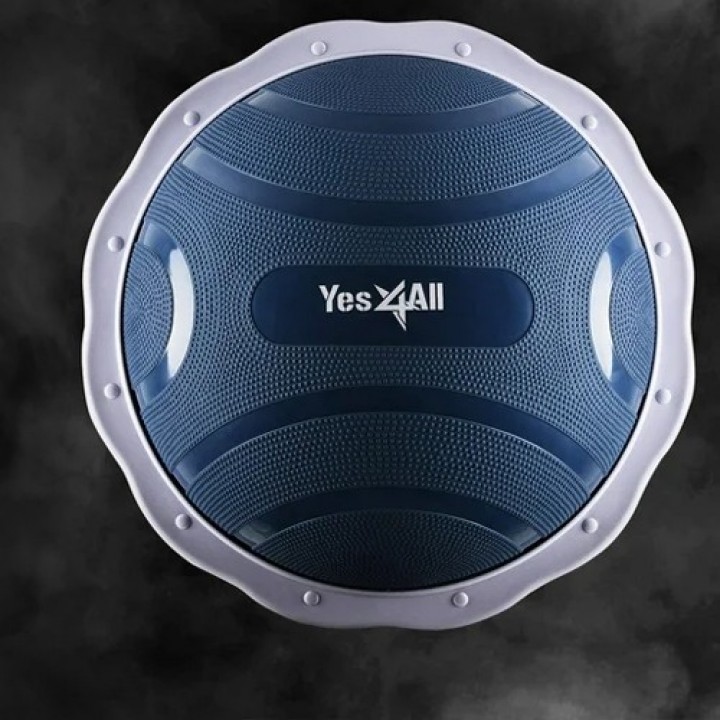 PREMIUM BOSU LOPTA YES4ALL - PLAVO-SIVA
