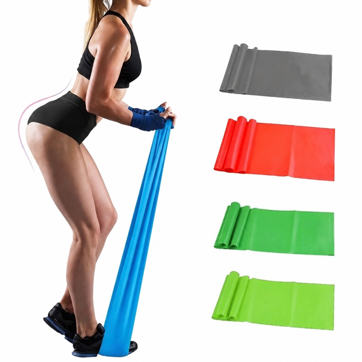 SET TRAKA ZA PILATES FITNESS EXPERIENCE - 4 KOM