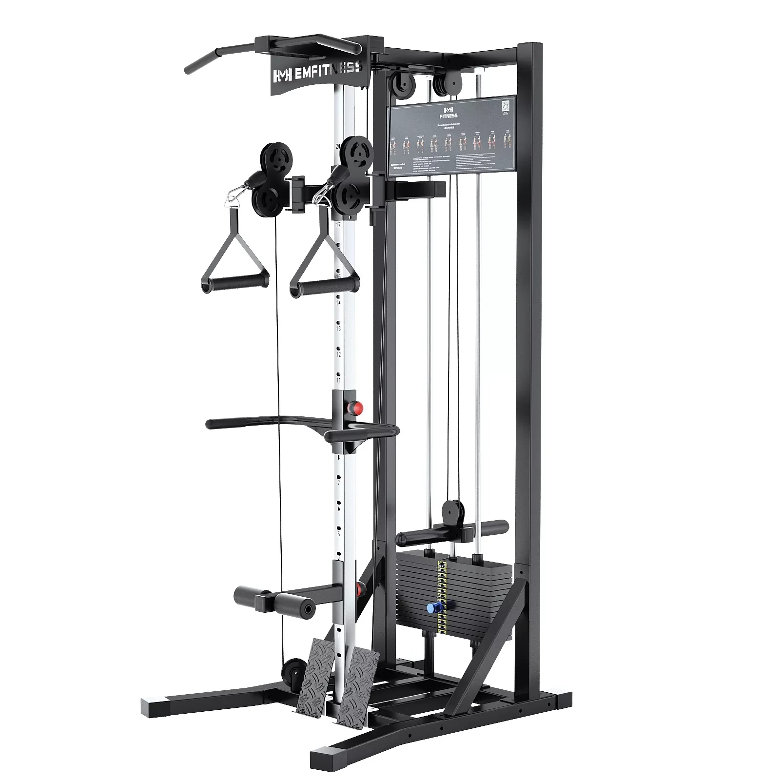 DAP mašina Single Stack 70 kg sa Plate Loaded sistemom