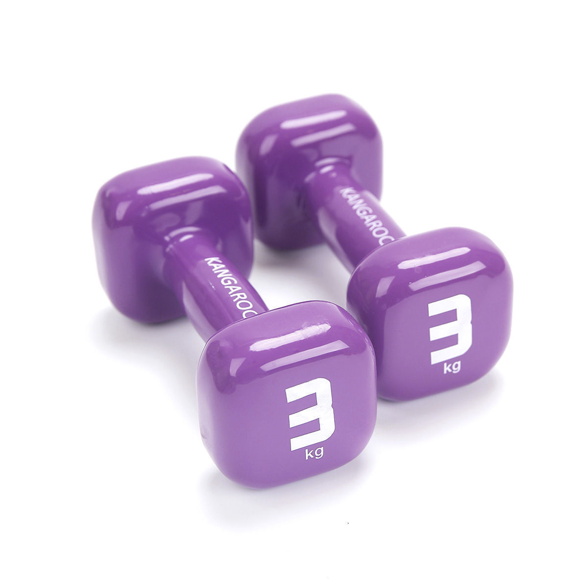 PVC bučice – ručni teg za vežbanje 1kg–5kg Kangaroo Fitness - Slika 4