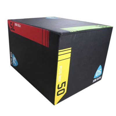 HEAVY DUTY SOFT PLIO BOX 3D - PLYO BOX -  OBLOŽENA PLIO KUTIJA EXTRA STABILNOSTI - 75X60X50 CM