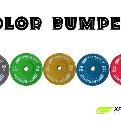 SET BUMPER PLOČA U BOJI EXPERIENCE FITNESS 150 KG