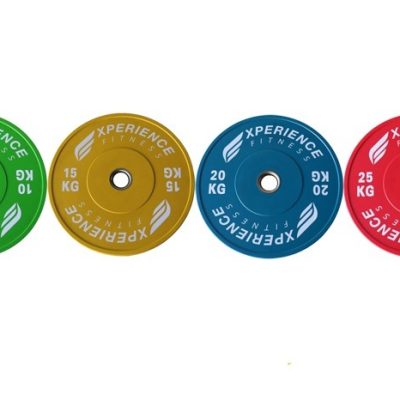 SET BUMPER PLOČA U BOJI EXPERIENCE FITNESS 140 KG