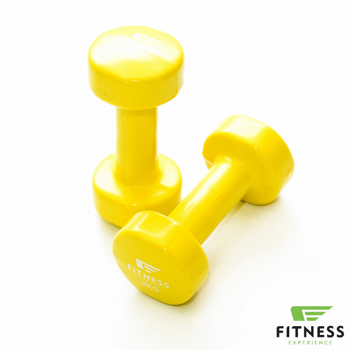 PVC BUČICE FITNESS EXPERIENCE – 2x3 KG
