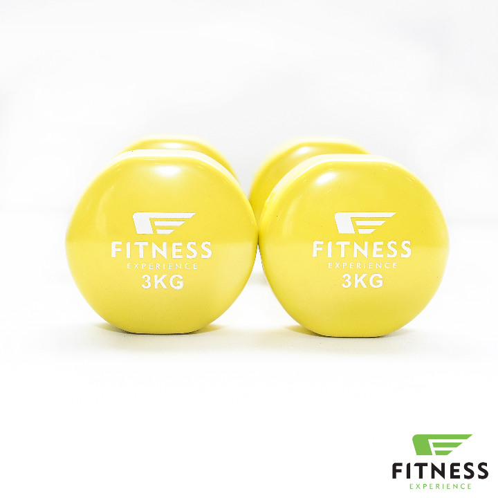 PVC BUČICE FITNESS EXPERIENCE – 2x3 KG