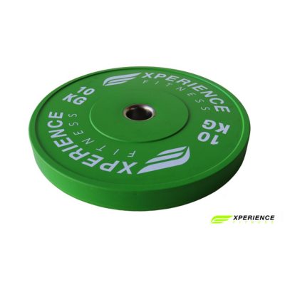 BUMPER PLOČE U BOJI EXPERIENCE FITNESS  2 x 10 KG ZELENA